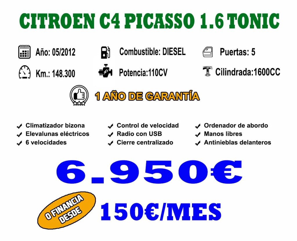 Citroen C4 Picasso 1.6 HDI Tonic